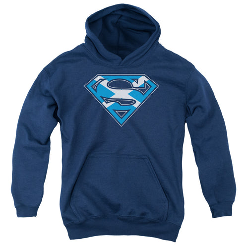 Superman Scottish Shield Youth Hoodie