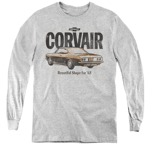 Chevy Retro Corvair Youth Long Sleeve T-Shirt