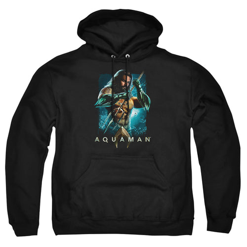 Aquaman Trident Pullover Hoodie