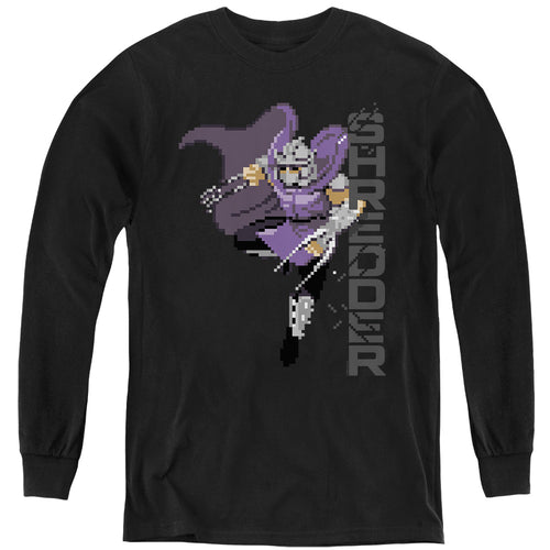 Teenage Mutant Ninja Turtles Retro Arcade Shredder Youth Long Sleeve T-Shirt