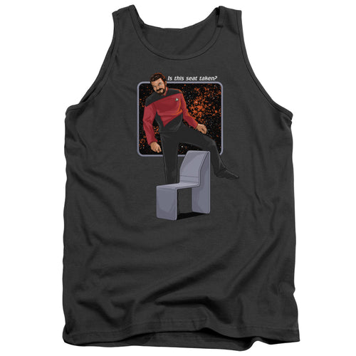 Star Trek Riker Is This Seat Taken Tank Top