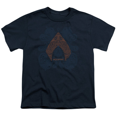 Aquaman Aqua Paisley Youth/Toddler T-Shirt
