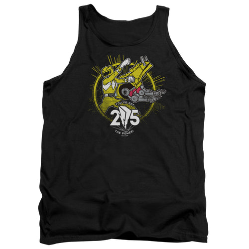 Mighty Morphin Power Rangers Yellow 25 Tank Top