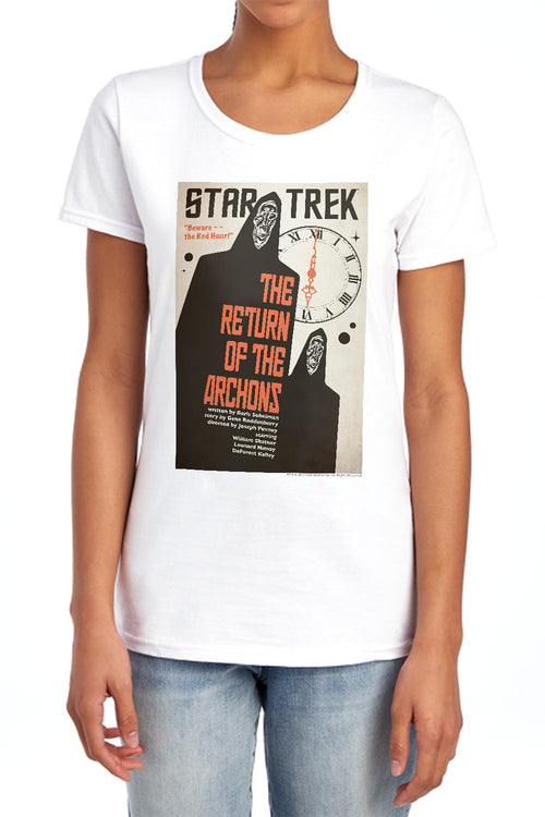 Star Trek Juan Ortiz The Return of the Archons Womens T-Shirt