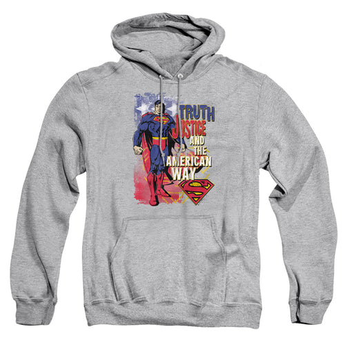 Superman Truth Justice Pullover Hoodie