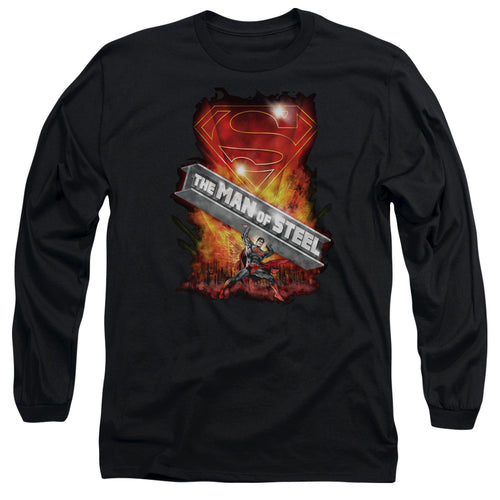 Superman Steel Girder Long Sleeve T-Shirt