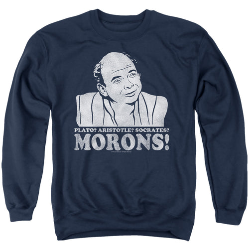 The Princess Bride Morons Navy Crewneck Sweatshirt