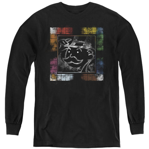 Monopoly Dusty Game Board No Logo Youth Long Sleeve T-Shirt