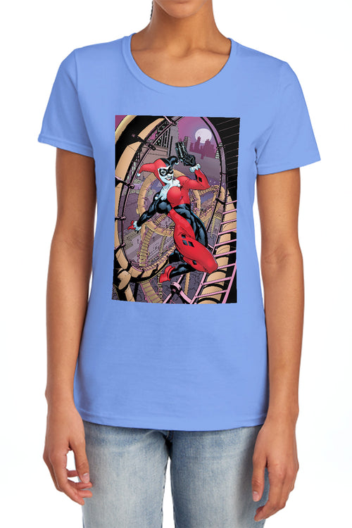 Batman Harley First Womens T-Shirt