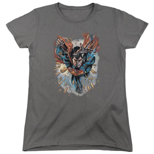 Superman Within My Grasp Womens T-Shirt