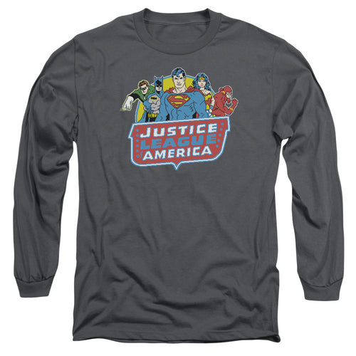 DC Comics 8 Bit League Long Sleeve T-Shirt