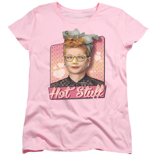 I Love Lucy Hot Stuff Womens T-Shirt
