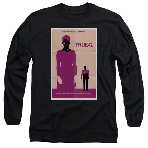 Star Trek True Q Black Long Sleeve T-Shirt