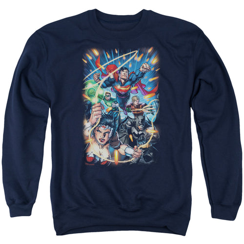 Justice League Under Attack Crewneck Sweatshirt