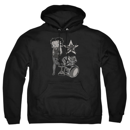 Betty Boop With the Band Pullover Hoodie