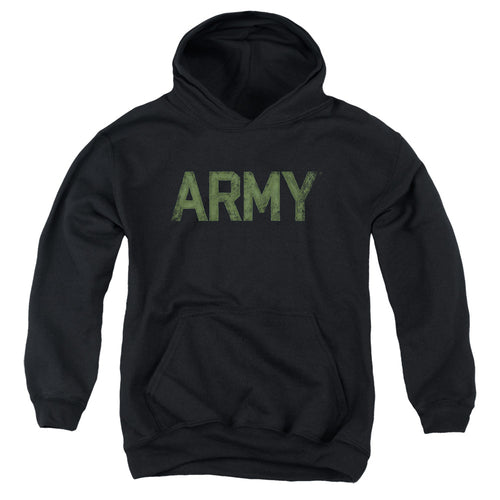 US Army Distressed Letters Youth Hoodie