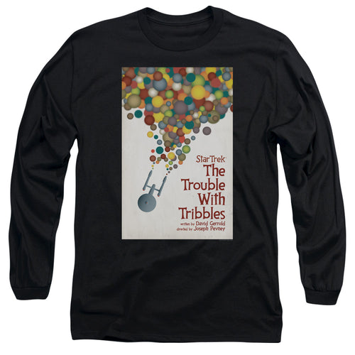 Star Trek Juan Ortiz The Trouble With Tribbles Black Long Sleeve T-Shirt