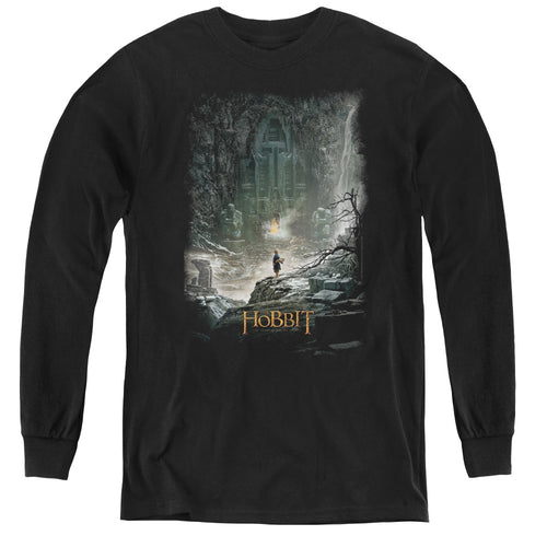 The Hobbit At Smaug's Door Youth Long Sleeve T-Shirt