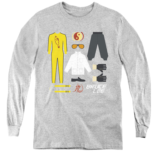 Bruce Lee Lee Gift Set Youth Long Sleeve T-Shirt
