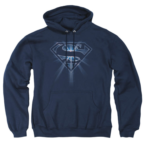 Superman Glowing Shield Pullover Hoodie