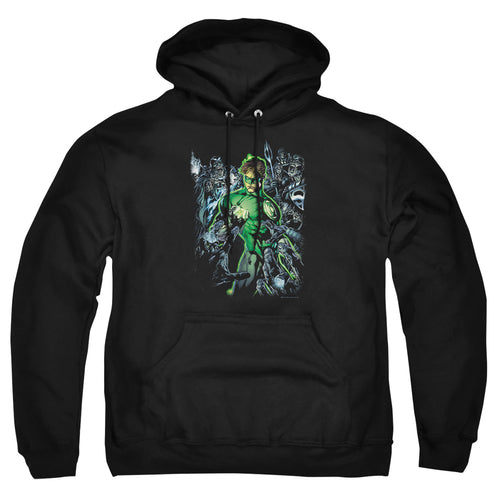 Green Lantern Surrounded By Death Pullover Hoodie