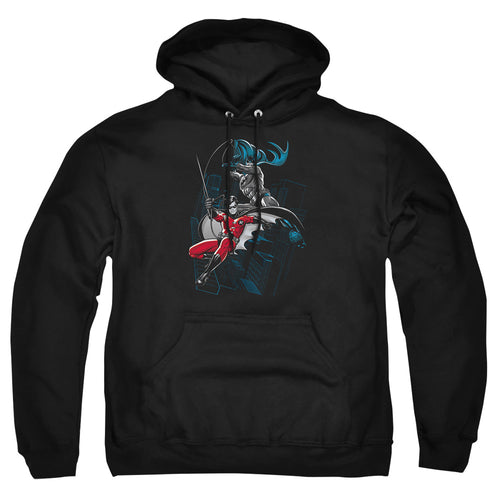 Batman Black And White Pullover Hoodie