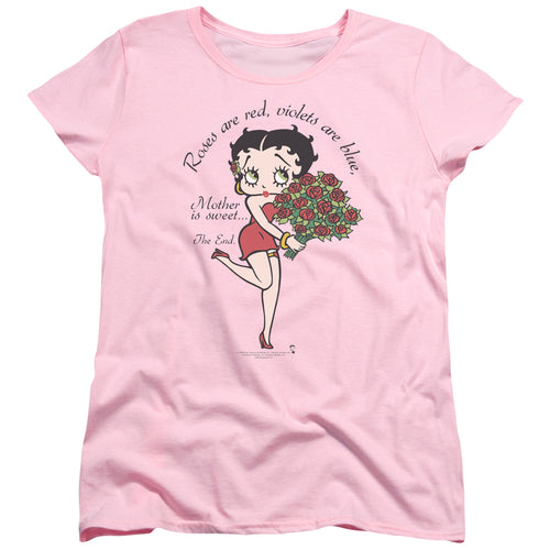 Betty Boop Mother Is Sweet Womens T-Shirt