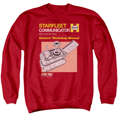Star Trek Communicator Owners Workshop Manual Crewneck Sweatshirt