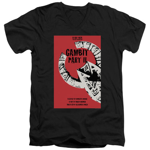 Star Trek Gambit Part II Black V-Neck T-Shirt