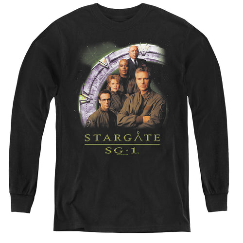 Stargate SG-1 Cast in the Gate Youth Long Sleeve T-Shirt