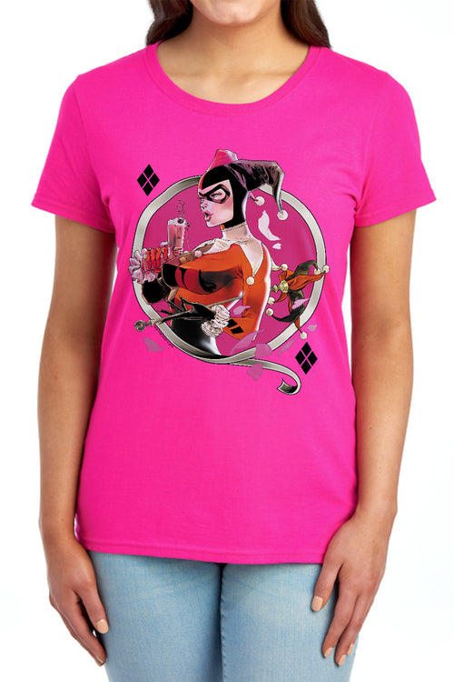 Batman Harley Q Womens T-Shirt