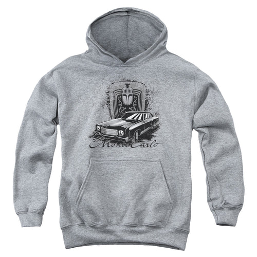 Chevy Monte Carlo Drawing Youth Hoodie