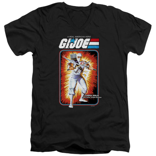 G.I. Joe Storm Shadow Card V-Neck T-Shirt