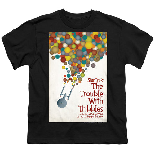 Star Trek Juan Ortiz The Trouble With Tribbles Black Youth/Toddler T-Shirt