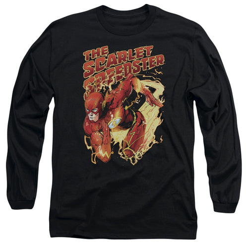 Justice League Scarlet Speedster Long Sleeve T-Shirt