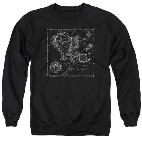 Lord of the Rings Map Of Me Crewneck Sweatshirt