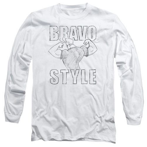 Johnny Bravo Bravo Style Long Sleeve T-Shirt