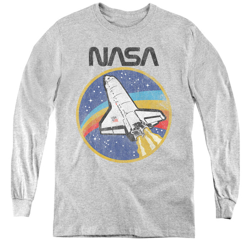 NASA Shuttle Badge Youth Long Sleeve T-Shirt