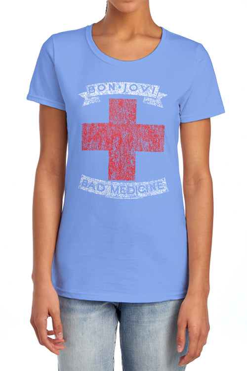 Bon Jovi Bad Medicine Womens T-Shirt