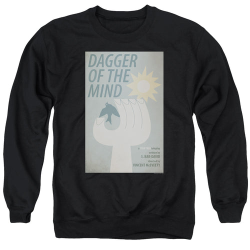 Star Trek Dagger of the Mind Black Crewneck Sweatshirt