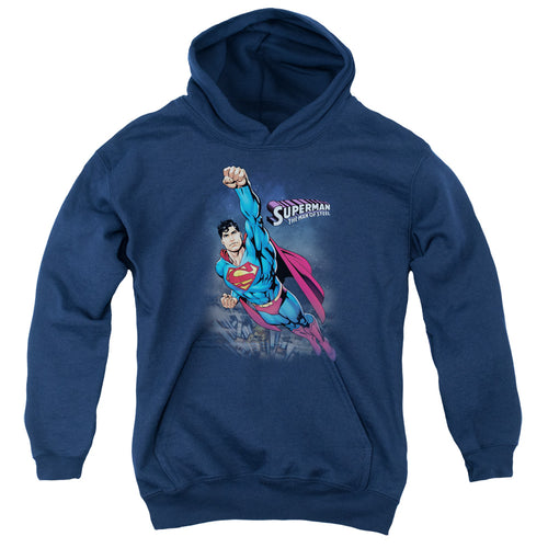 Superman Twilight Flight Youth Hoodie