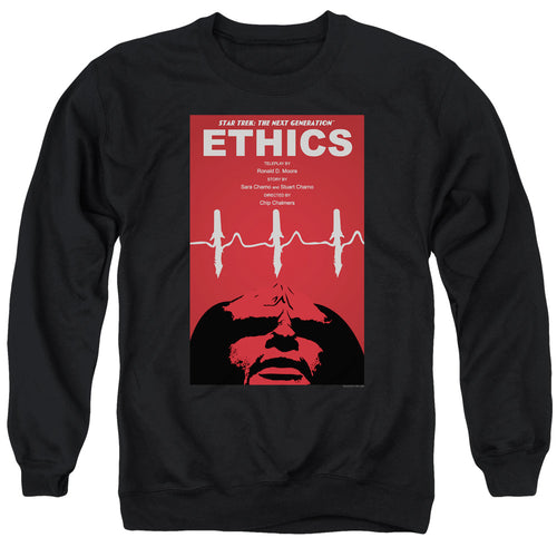 Star Trek Ethics Black Crewneck Sweatshirt