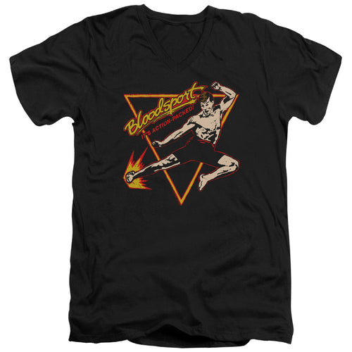 Bloodsport Action Packed V-Neck T-Shirt