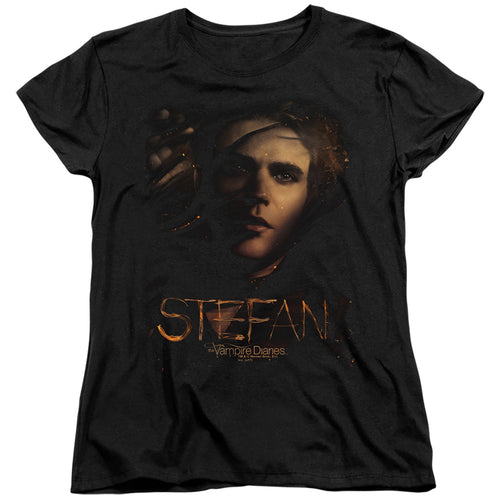 The Vampire Diaries Stefan Smokey Veil Womens T-Shirt