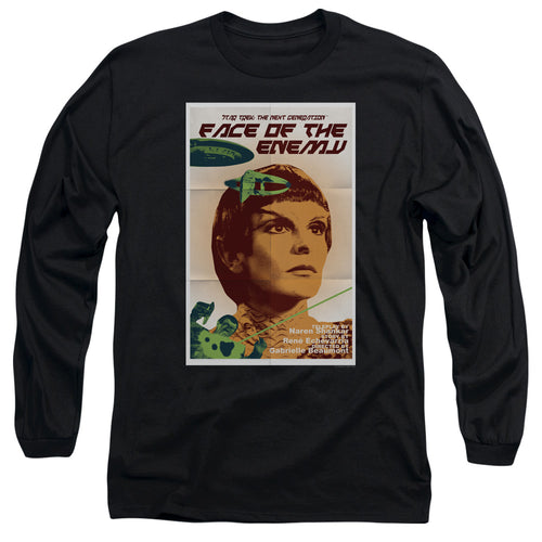 Star Trek Face of the Enemy Black Long Sleeve T-Shirt