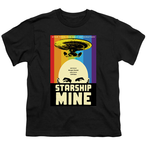 Star Trek Starship Mine Black Youth/Toddler T-Shirt
