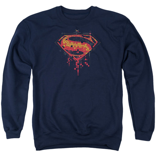 Batman v Superman Tech Super Logo Crewneck Sweatshirt