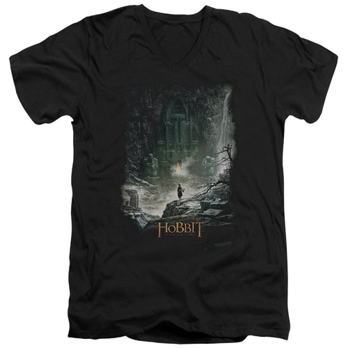 The Hobbit At Smaug's Door V-Neck T-Shirt