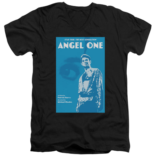 Star Trek Angel One Black V-Neck T-Shirt