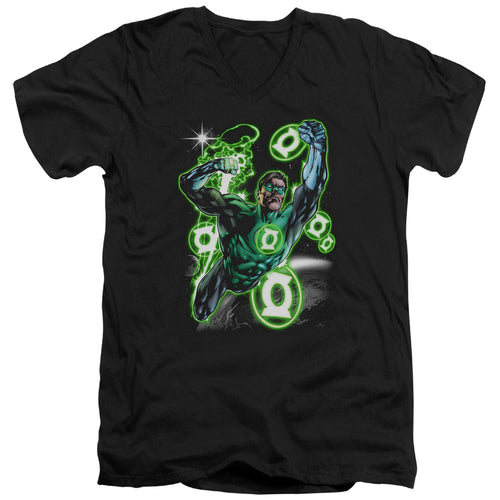 Green Lantern Earth Sector V-Neck T-Shirt